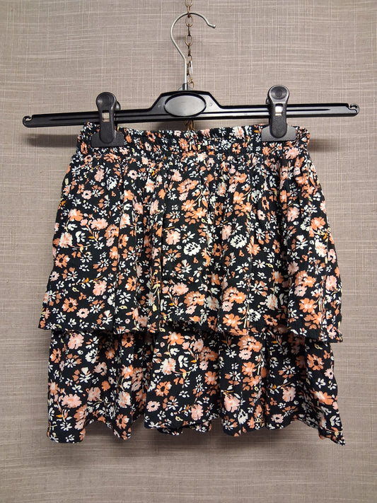 F&F Girls Floral Multicolour RaRa Skirt Age 8-9 Years