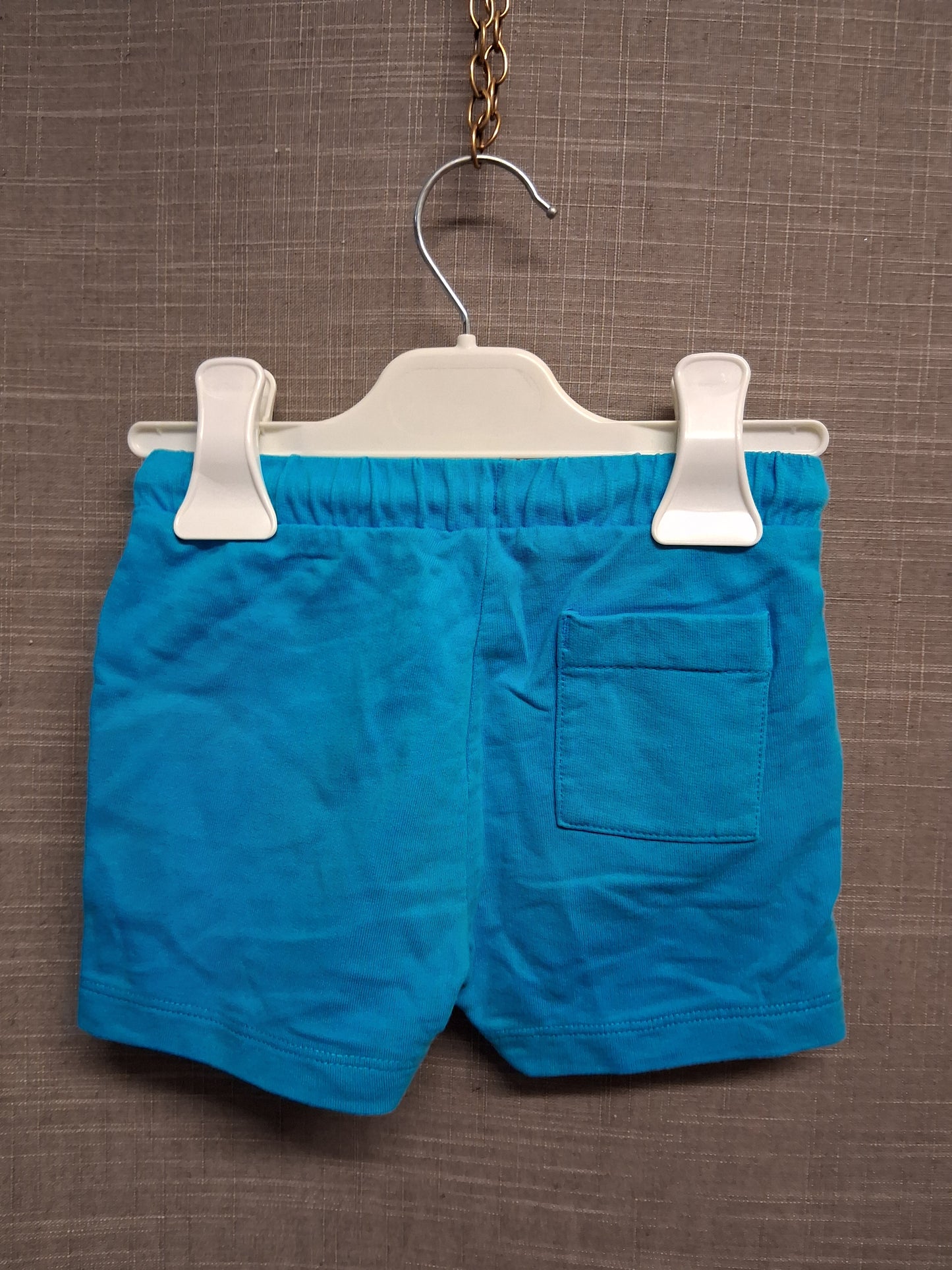 Next Boys Jersey Blue Shorts Age 6-9 Months 100% Cotton