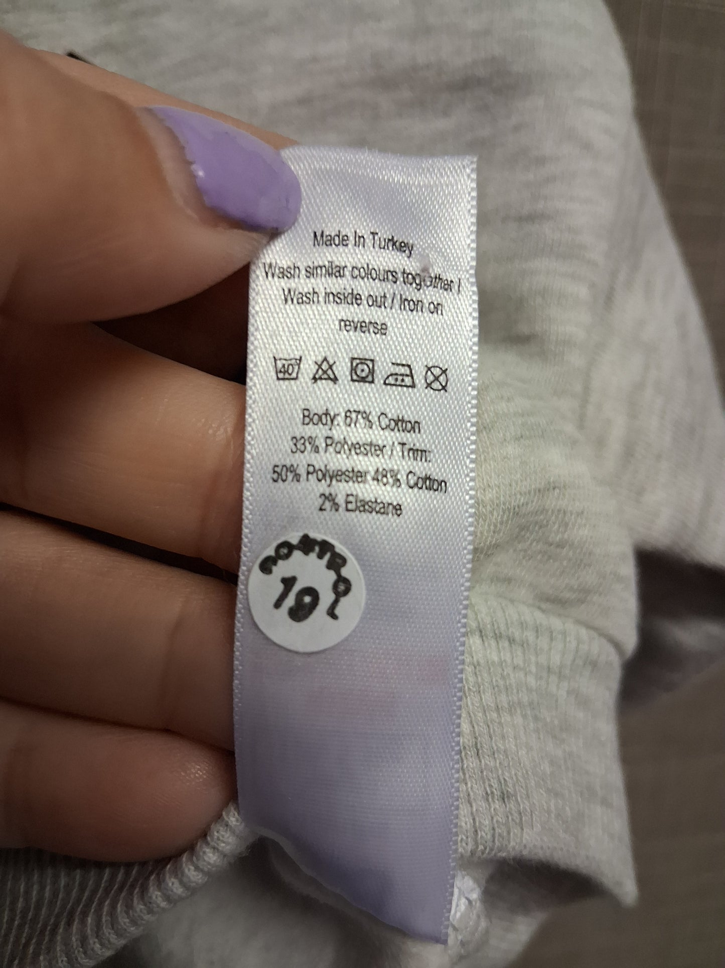 George Baby Boys Grey Sweater Jumper Cute Teddy Graphic Print Age 0-3 Months