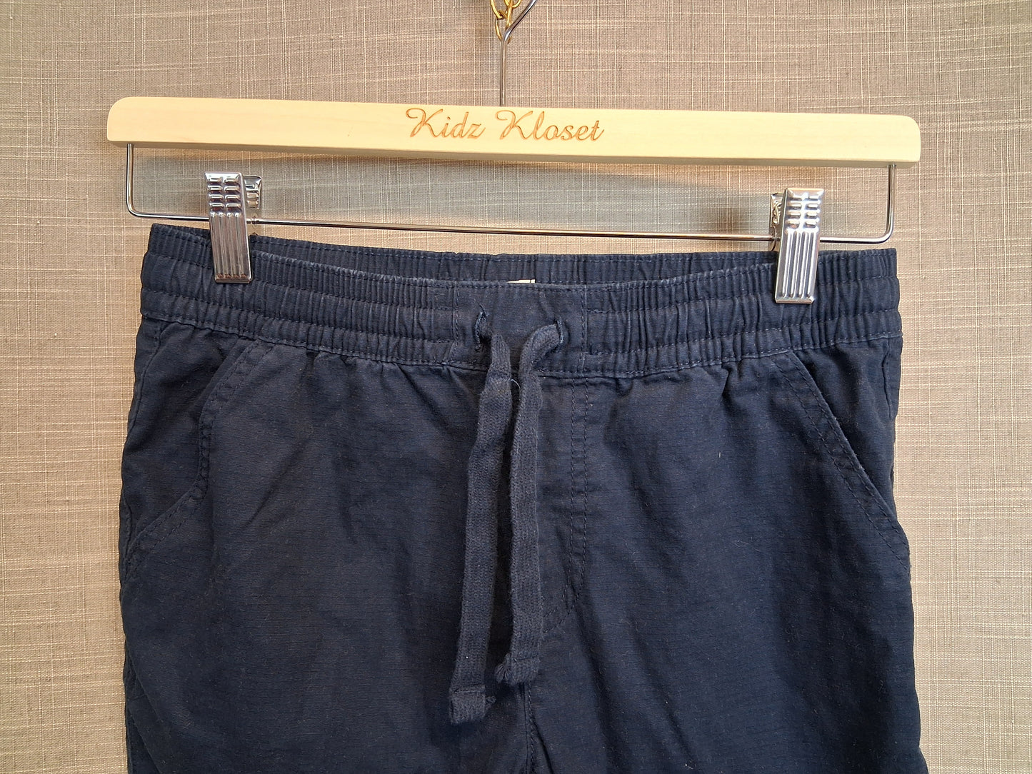 F&F Boys Navy Chino Shorts Age 10-11 Years Elastic Waist