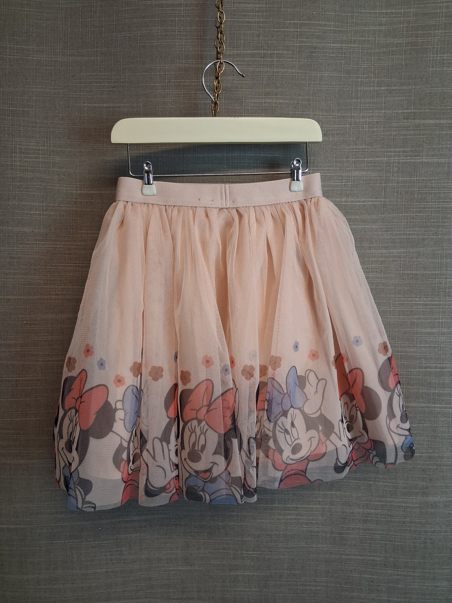 Disney Minnie Mouse TuTu Skirt Age 7-8 Years Pale Pink