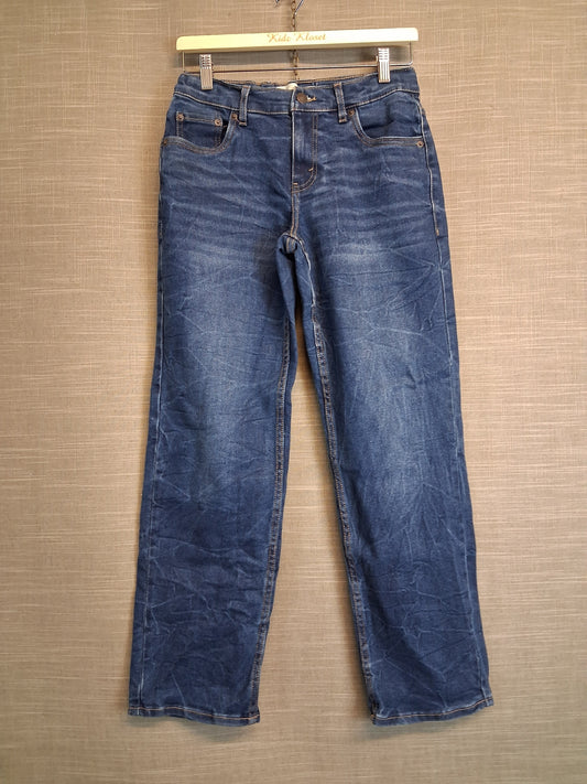 Levis Loose Taper Denim Jeans Blue Age 14 Years Cotton Blend