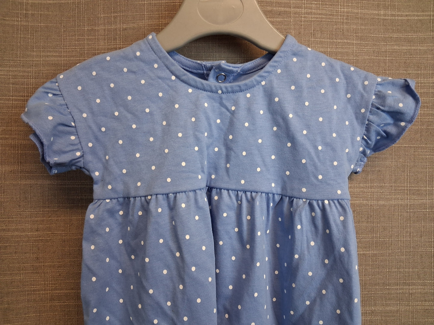 George Girls Blue Jersey T-Shirt Dress Age 3-6 Months