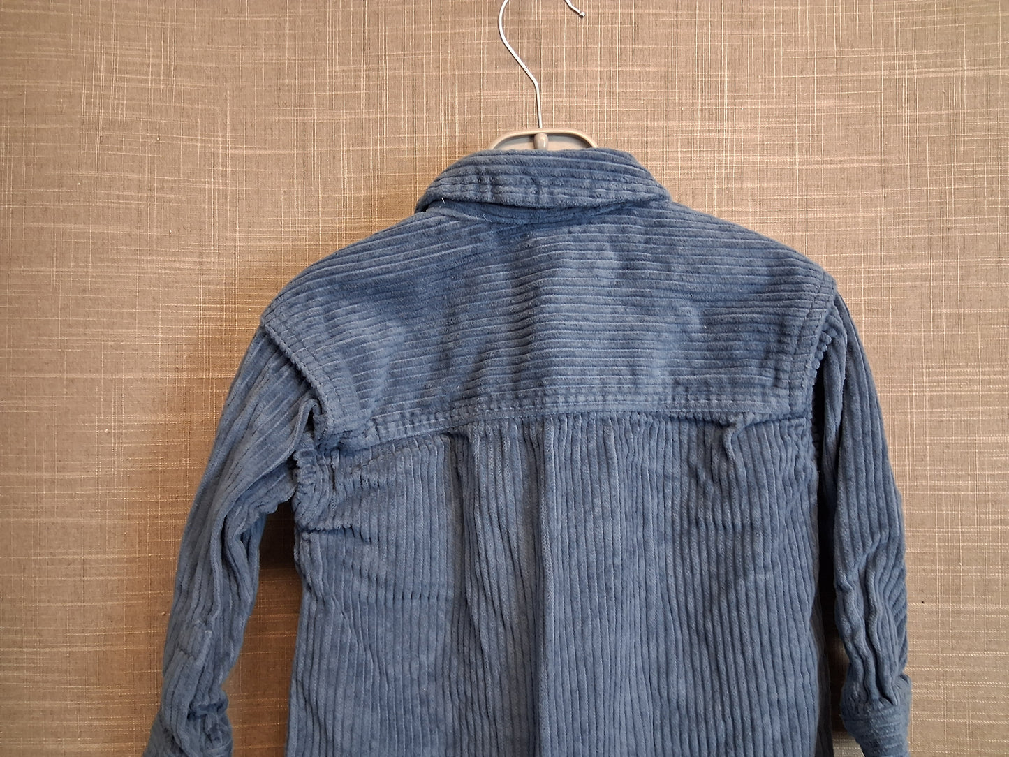 Nutmeg Corduroy Shacket Blue Age 18-24 Months 100% Cotton