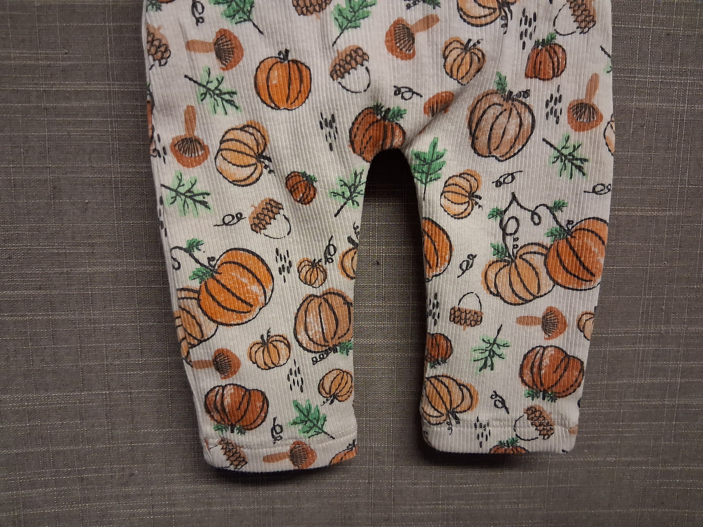 Matalan Girls Pumpkin Halloween Theme Leggings Age 0-3 Months