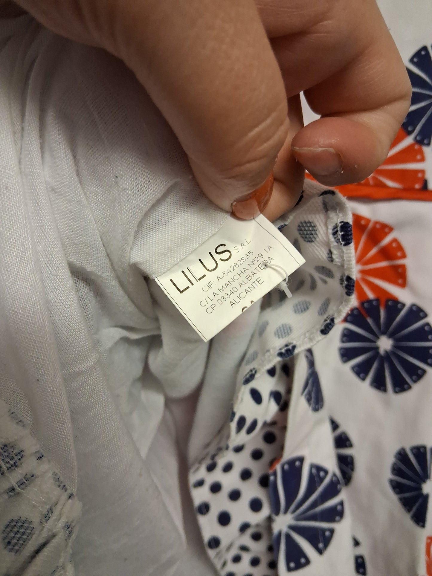 Lilus Girls Blue Red White A Line Floral Sleeveless Party Dress Age 6 Years