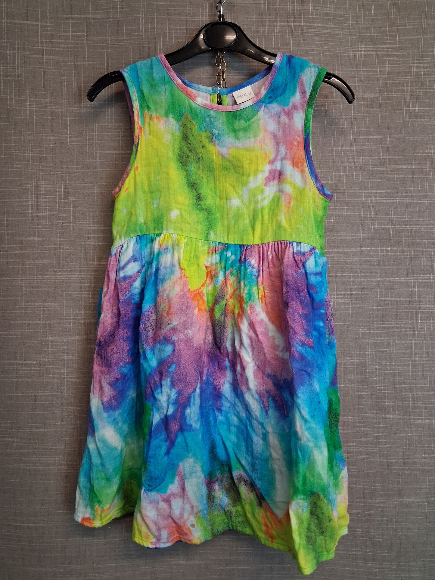 Next Girls Multicolour Tie Dye Sundress Age 7 Years