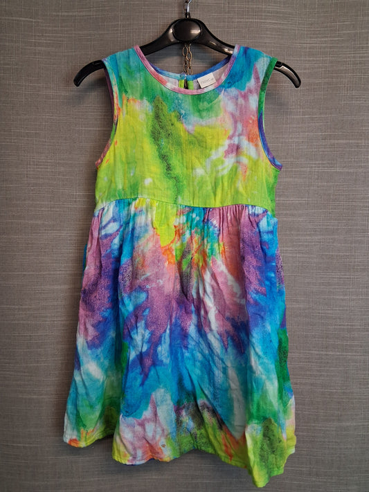Next Girls Multicolour Tie Dye Sundress Age 7 Years