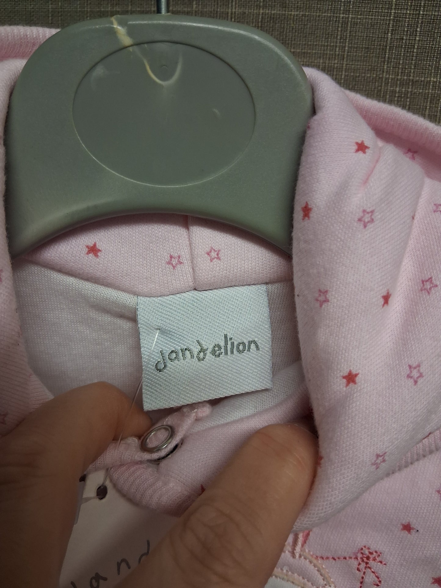 Dandelion Pink Star Print Padded Snow/Pram Suit Newborn New