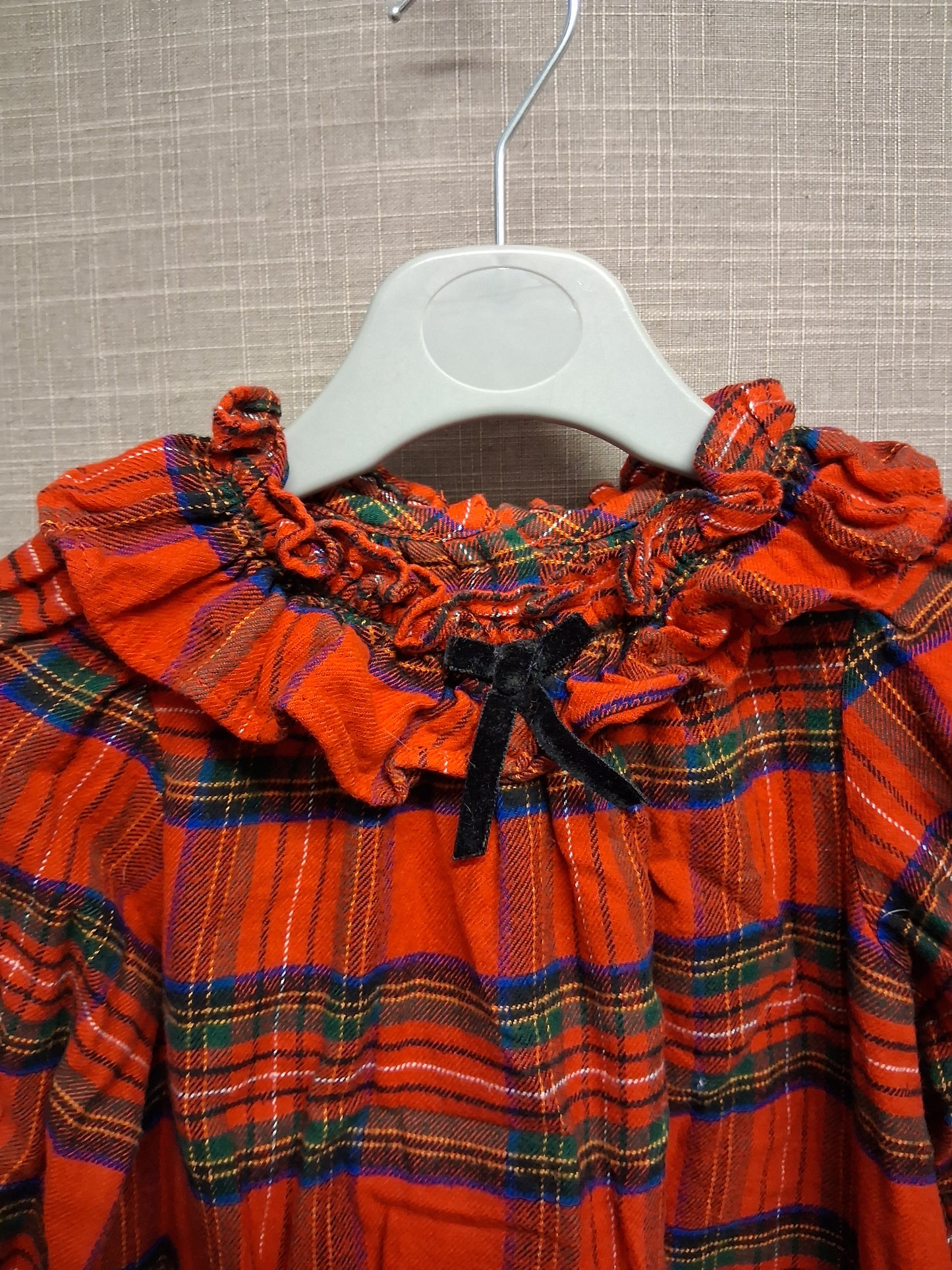 Next Girls Red Tarten A Line Dress Traditional Age 12-18 Months
