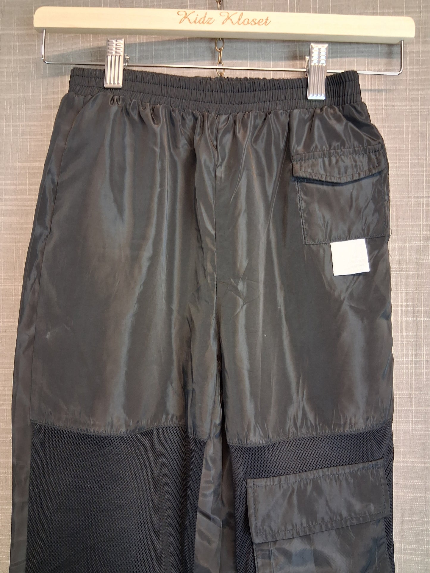 Shein Girls Black Cargo Trousers Age 10 Years
