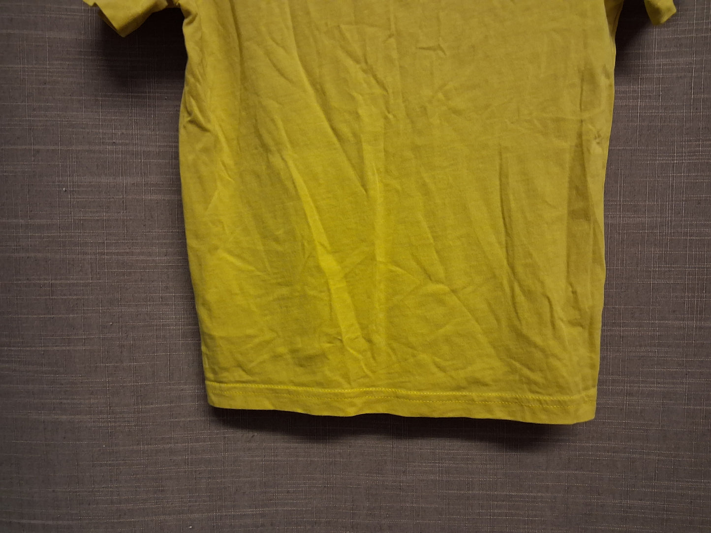 Penguin Boys T-Shirt Short Sleeve Yellow 100% Cotton Age 6-7 Years