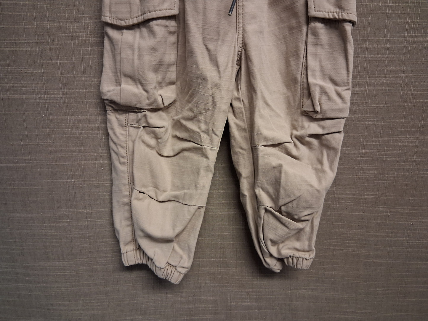 TU Boys Beige Cargo Trousers 100% Cotton Age 3 Years
