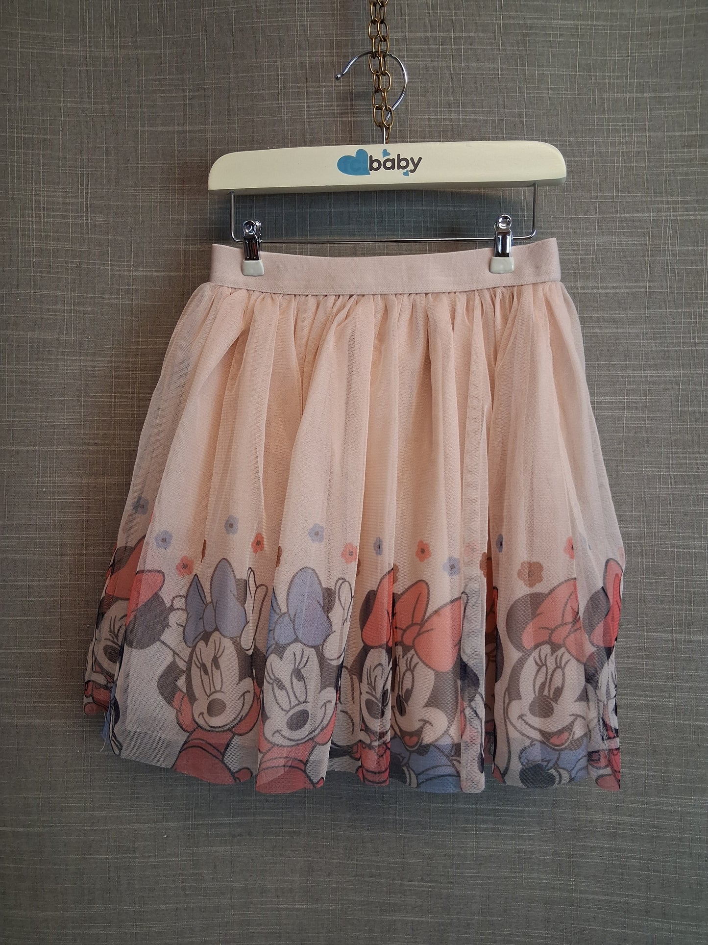 Disney Minnie Mouse TuTu Skirt Age 7-8 Years Pale Pink