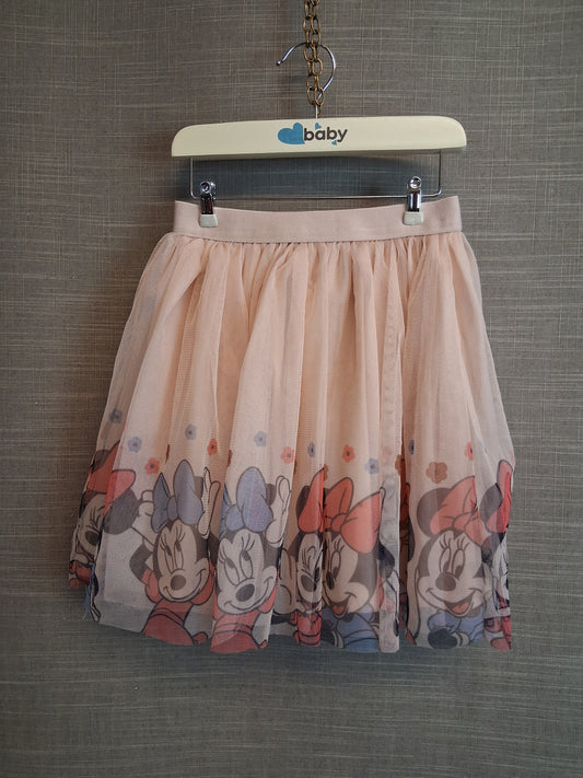 Disney Minnie Mouse TuTu Skirt Age 7-8 Years Pale Pink