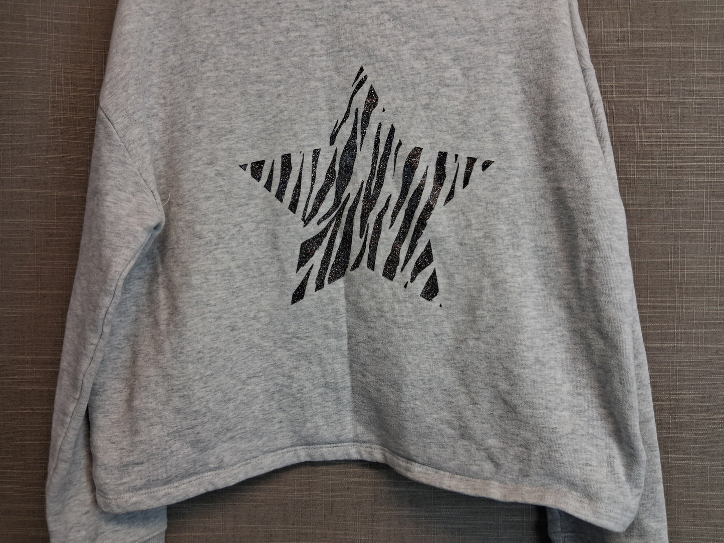 Next Girls Grey Sweater Age 12 Years Star Print
