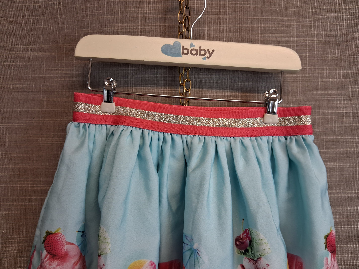 Monsoon Ice Cream Lined Skirt Multicolour Age 3-4 years