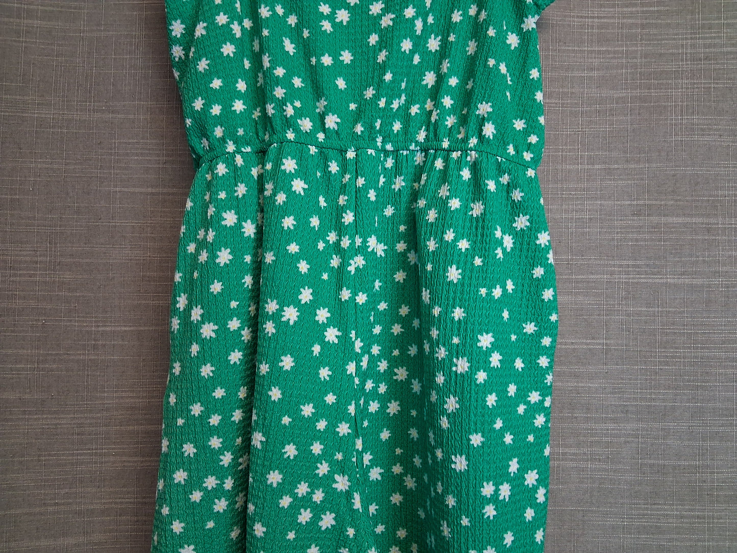 Primark Girls Green Floral Jumpsuit Strappy Age 10-11 Years