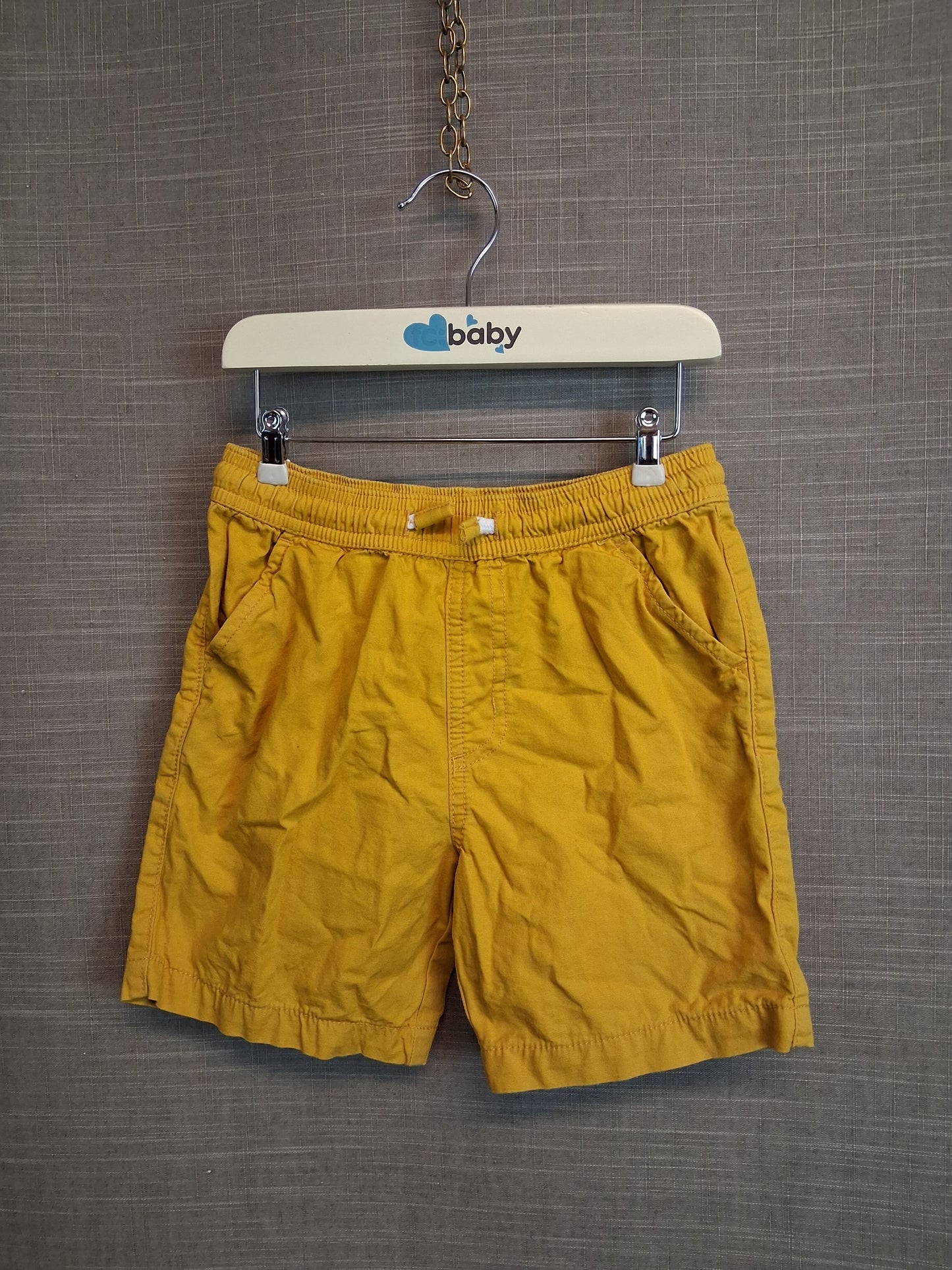Matalan Boys Yellow Shorts Age 5-6 Years