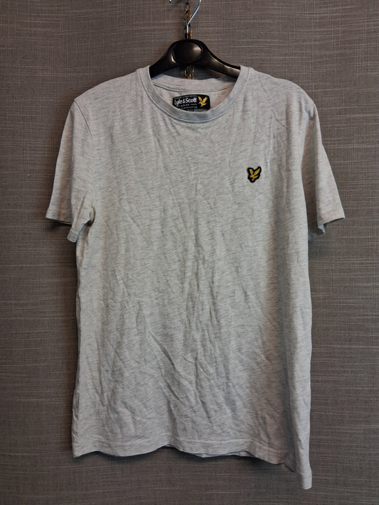 Lyle & Scott Boys Grey T-Shirt Short Sleeve Age 12-13 Years