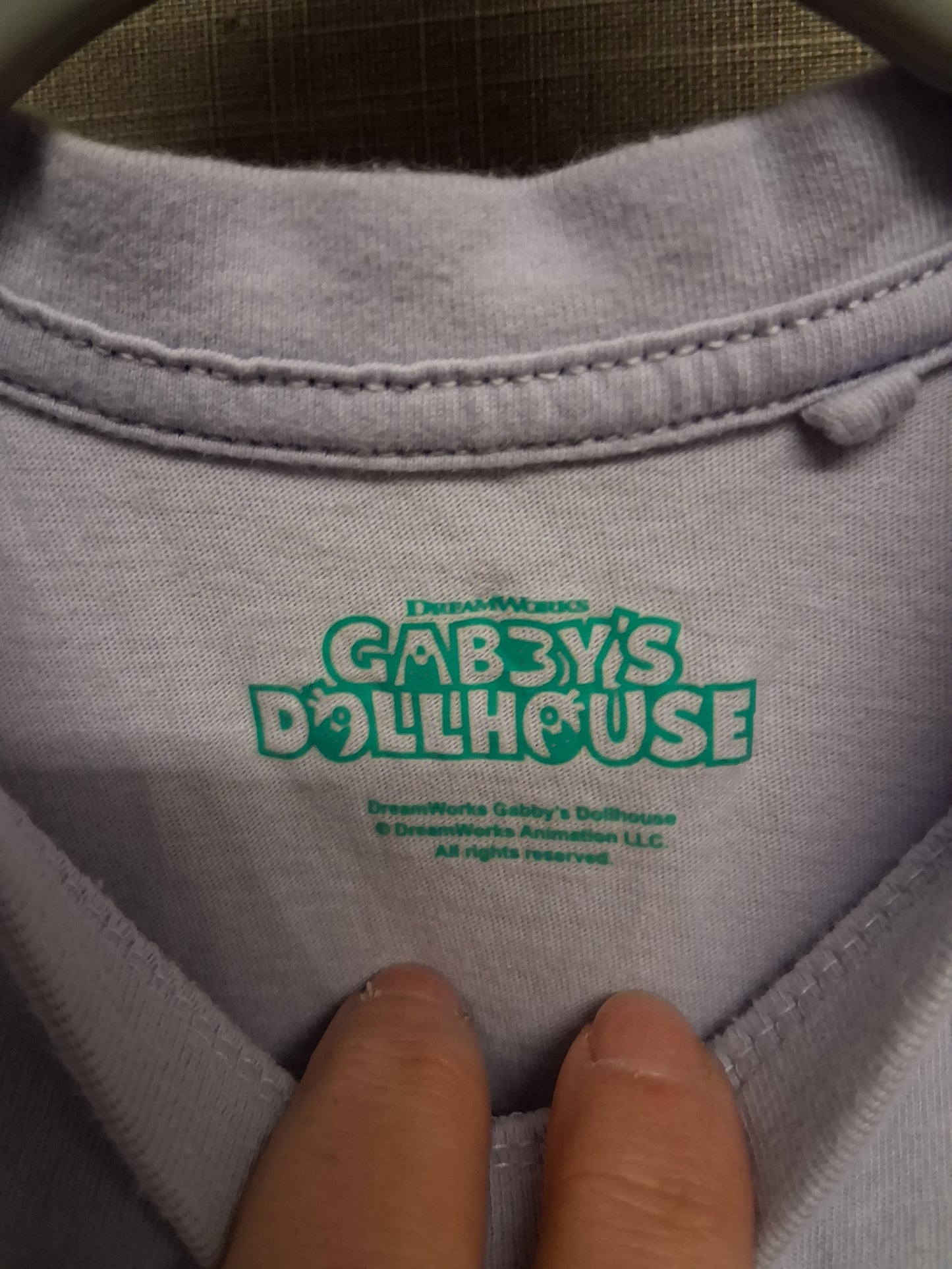 F&F Gabby's Dollhouse Purple Short Sleeve T-Shirt Age 3-4 Years