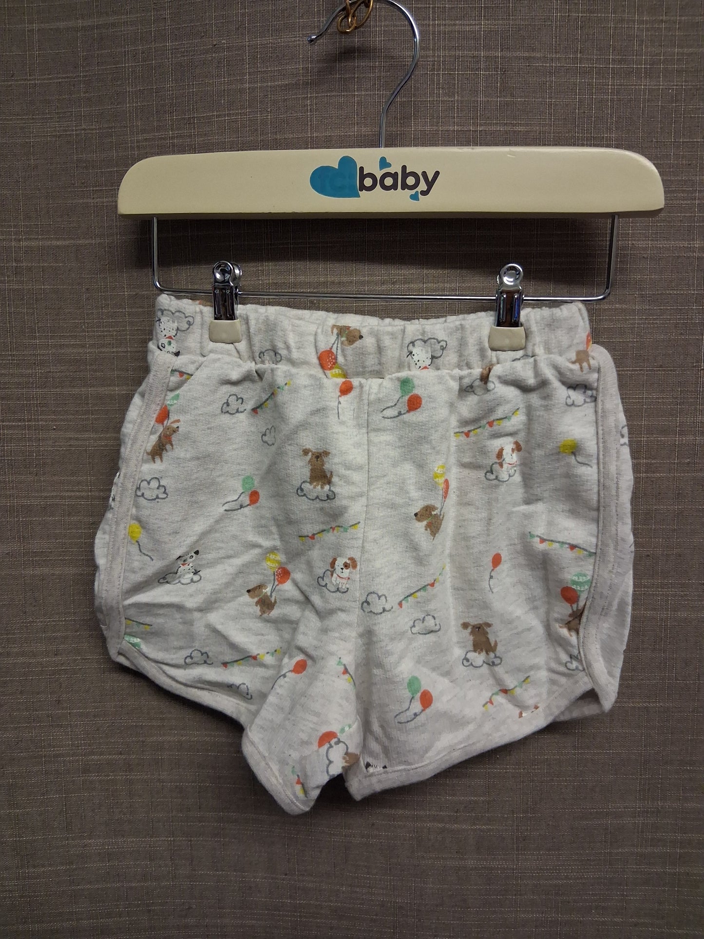 Mini Cuddles Girls Grey Jersey Shorts Age 9-12 Months