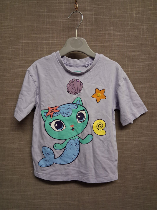 F&F Gabby's Dollhouse Purple Short Sleeve T-Shirt Age 3-4 Years