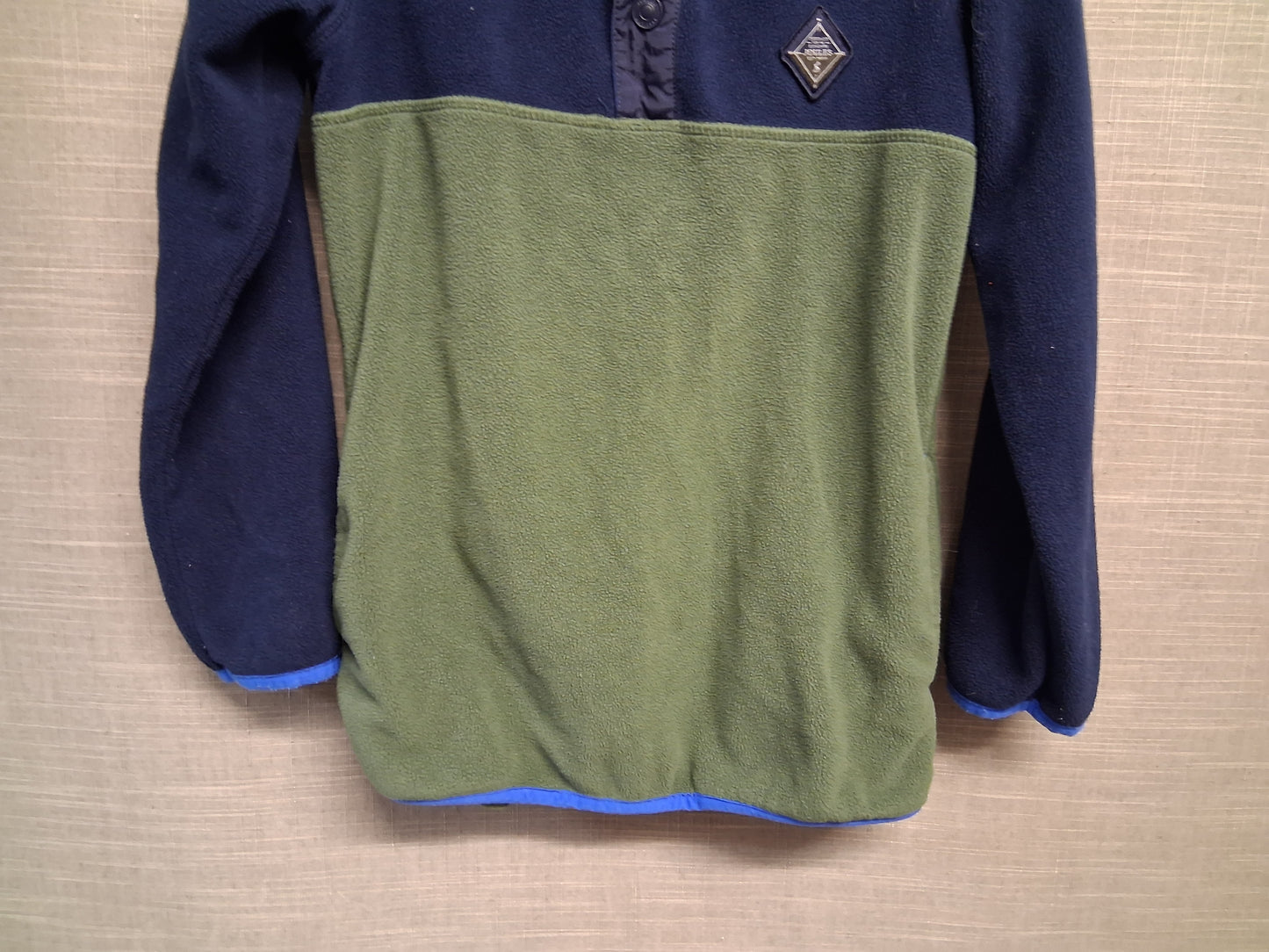 Joules Boys Green Blue Fleece Jumper Sweater Age 9 Years