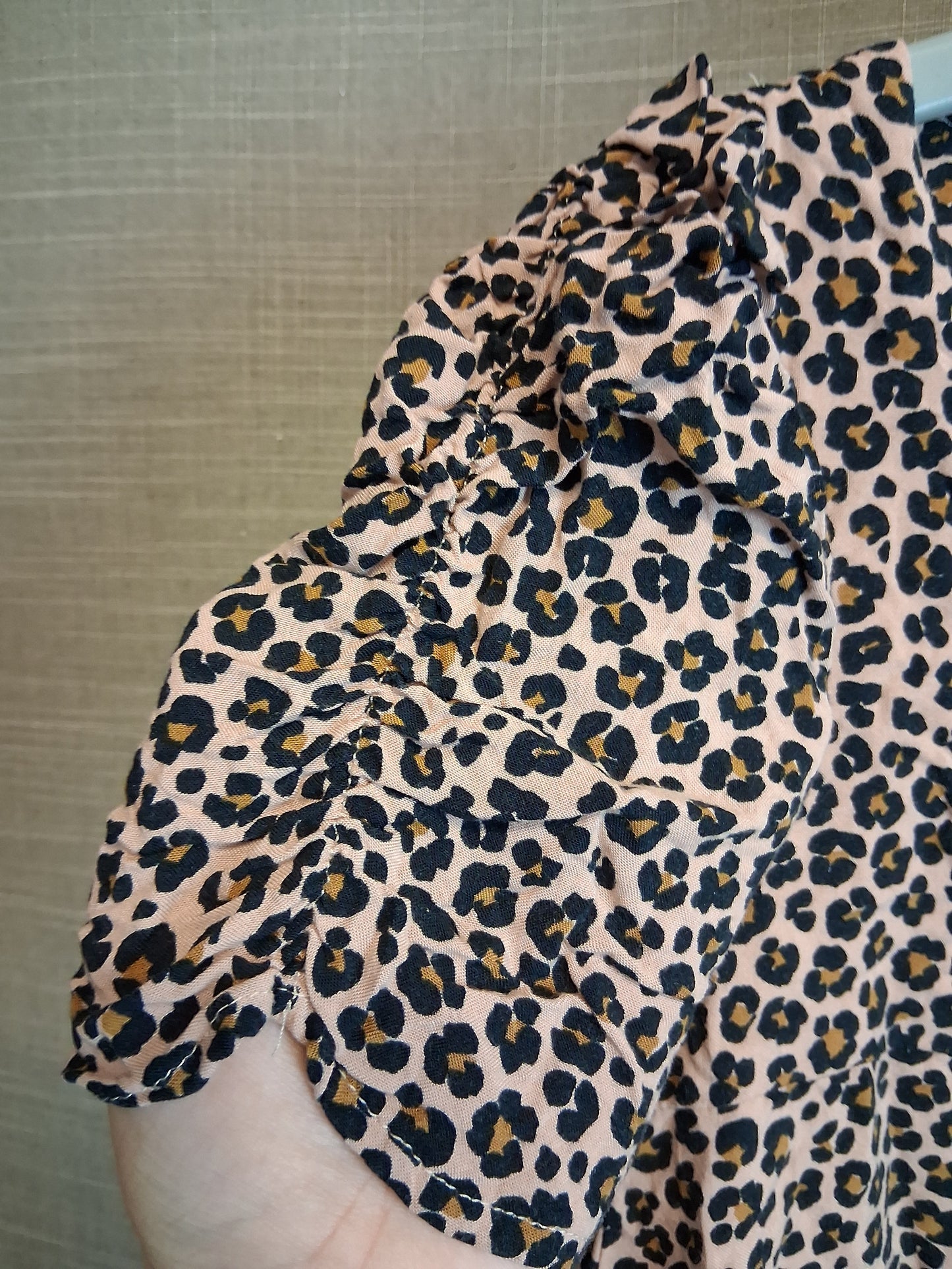 Next Girls Leopard Print Dress Age 6 Years