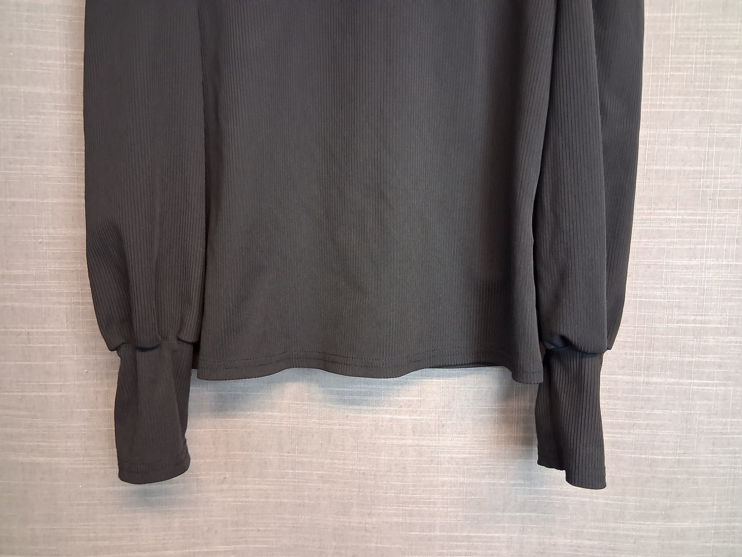 Shein Girl Black Long Sleeve Top High Neck Age 13 Years