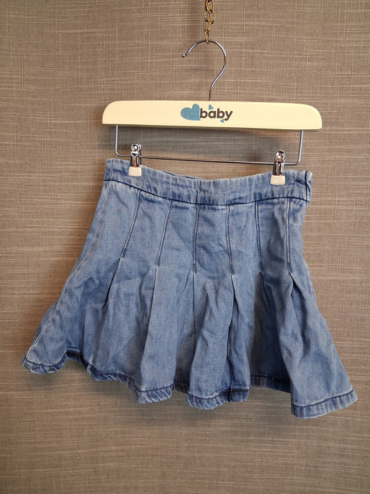 Next Girl A Line Denim Skirt Side Zip Age 3 Years