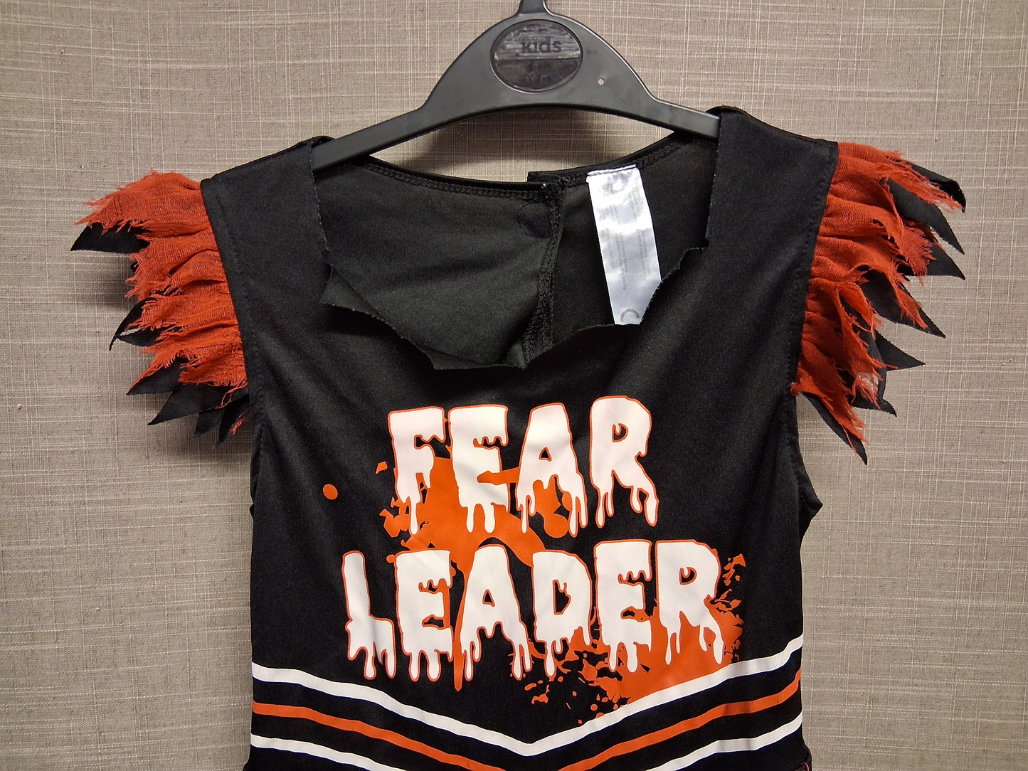 Wilko Girl Zombie Cheerleader Halloween Costume Age 7-8 Years
