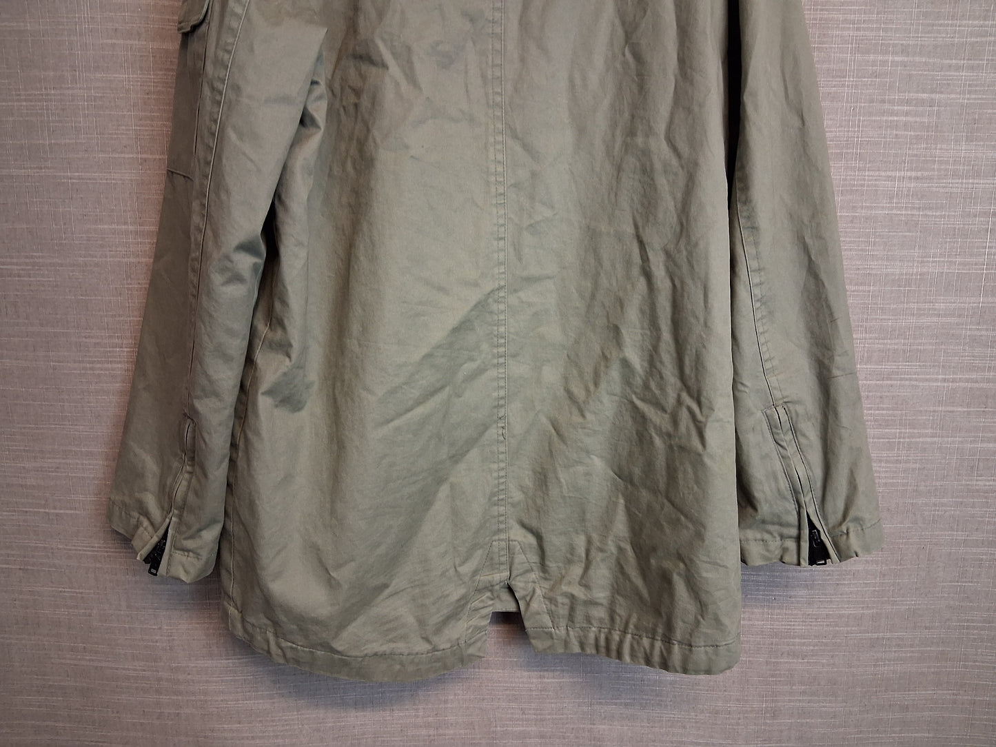 Primark Girls Khaki Parka Style Coat Jacket Age 13-14 Years