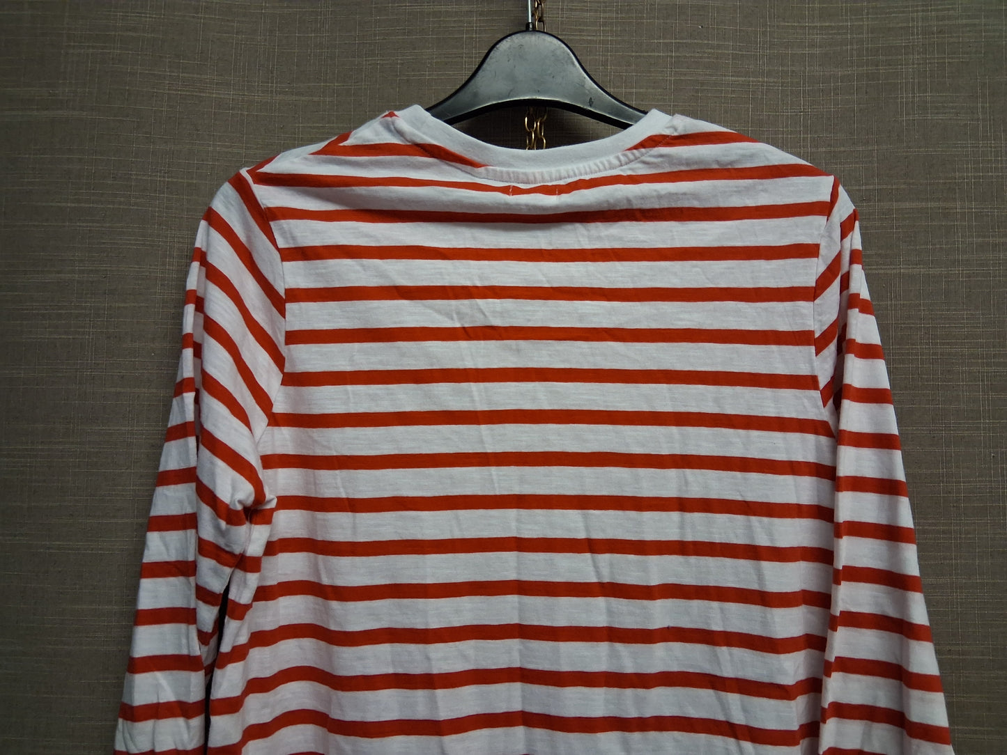 Next Girls Crew Neck Long Sleeve T-Shirt Red White Stripe Age 15 Years