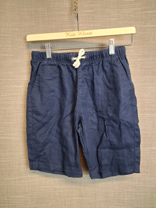 Next Boys 100% Linen Blue Shorts Age 11 Years