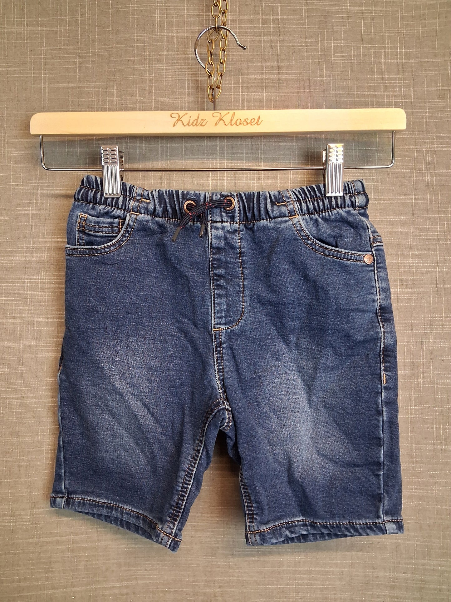 Next Boys Blue Denim Shorts Age 6-7 Years