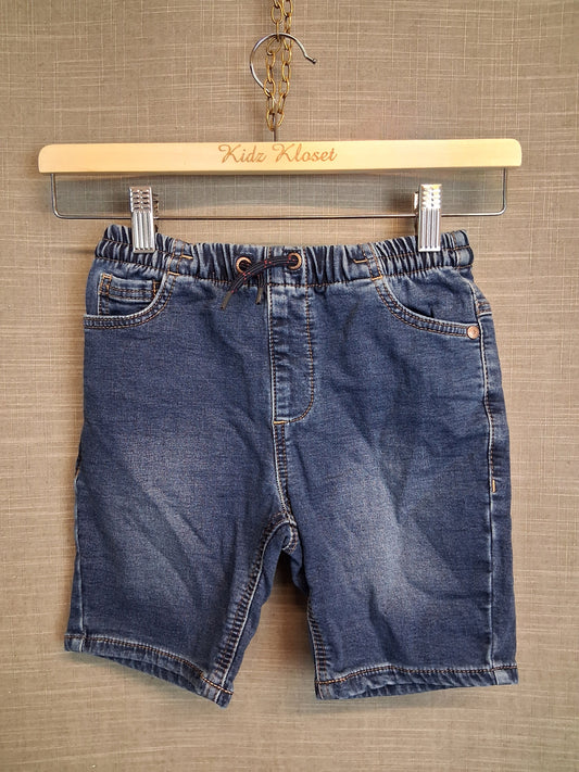 Next Boys Blue Denim Shorts Age 6-7 Years