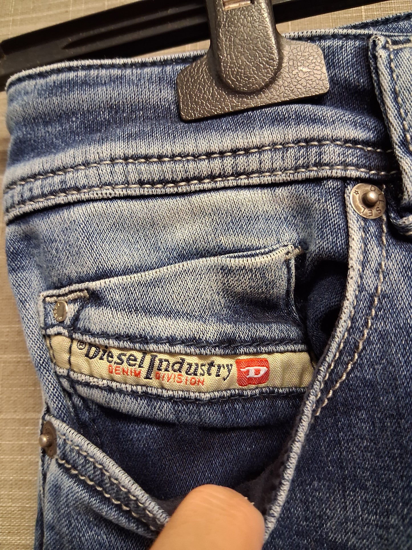 Diesel Boys Skinny Leg Blue Denim Jeans Age 12 Years