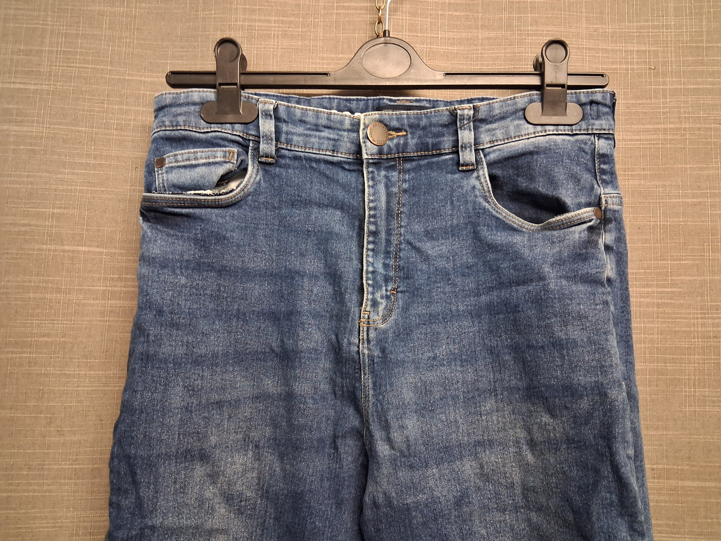 Next Blue Denim Jeans Loose Fit Age 15 Years