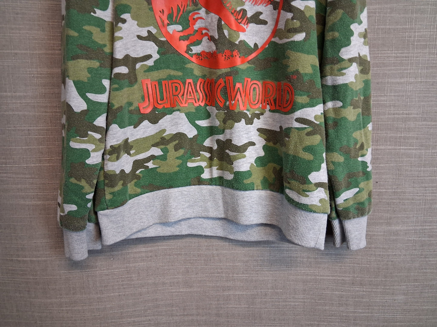 George Boys Jurassic World Camouflage Sweater Age 9-10 Years