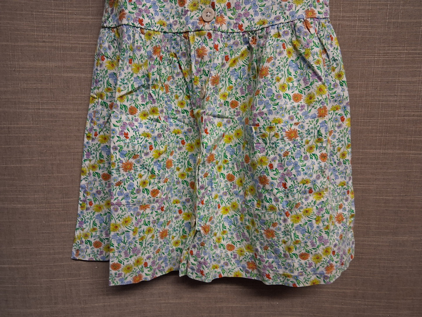 Next Girls Multicolour Floral Sleeveless A Line Dress Age 2-3 Years