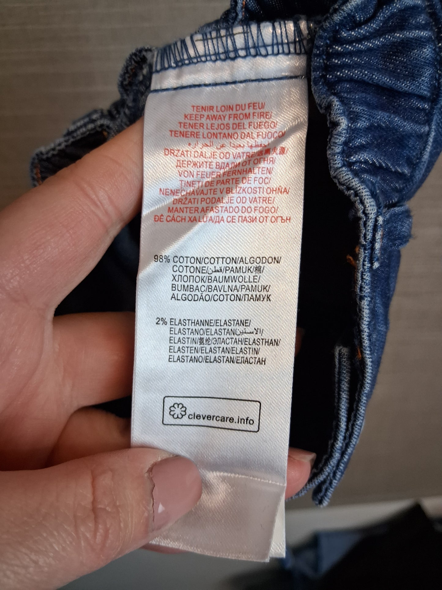 Sergent Major Boys Blue Denim Jeans Age 6 Months