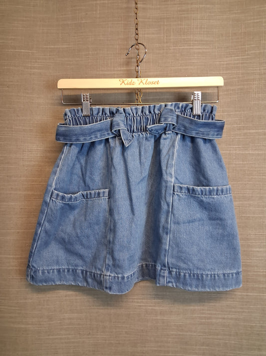 Next Paperbag Denim Skirt Light Blue Age 12 Years