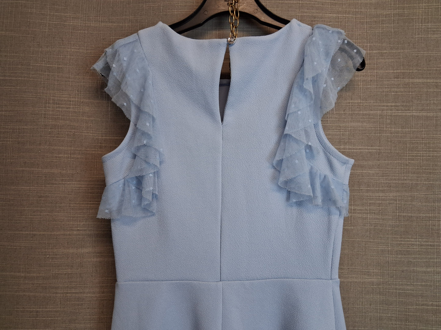 River Island Girls Blue Dress Age 9-10 Years