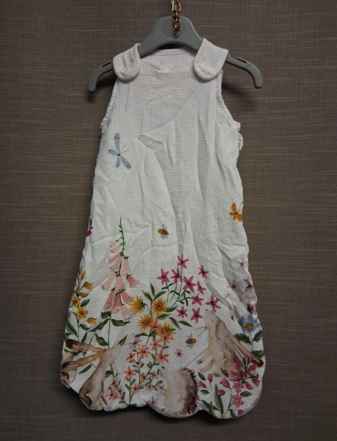Next Girls Sleeping Bag Bunny Theme Age 0-6 Months 2.5 Tog 100% Cotton