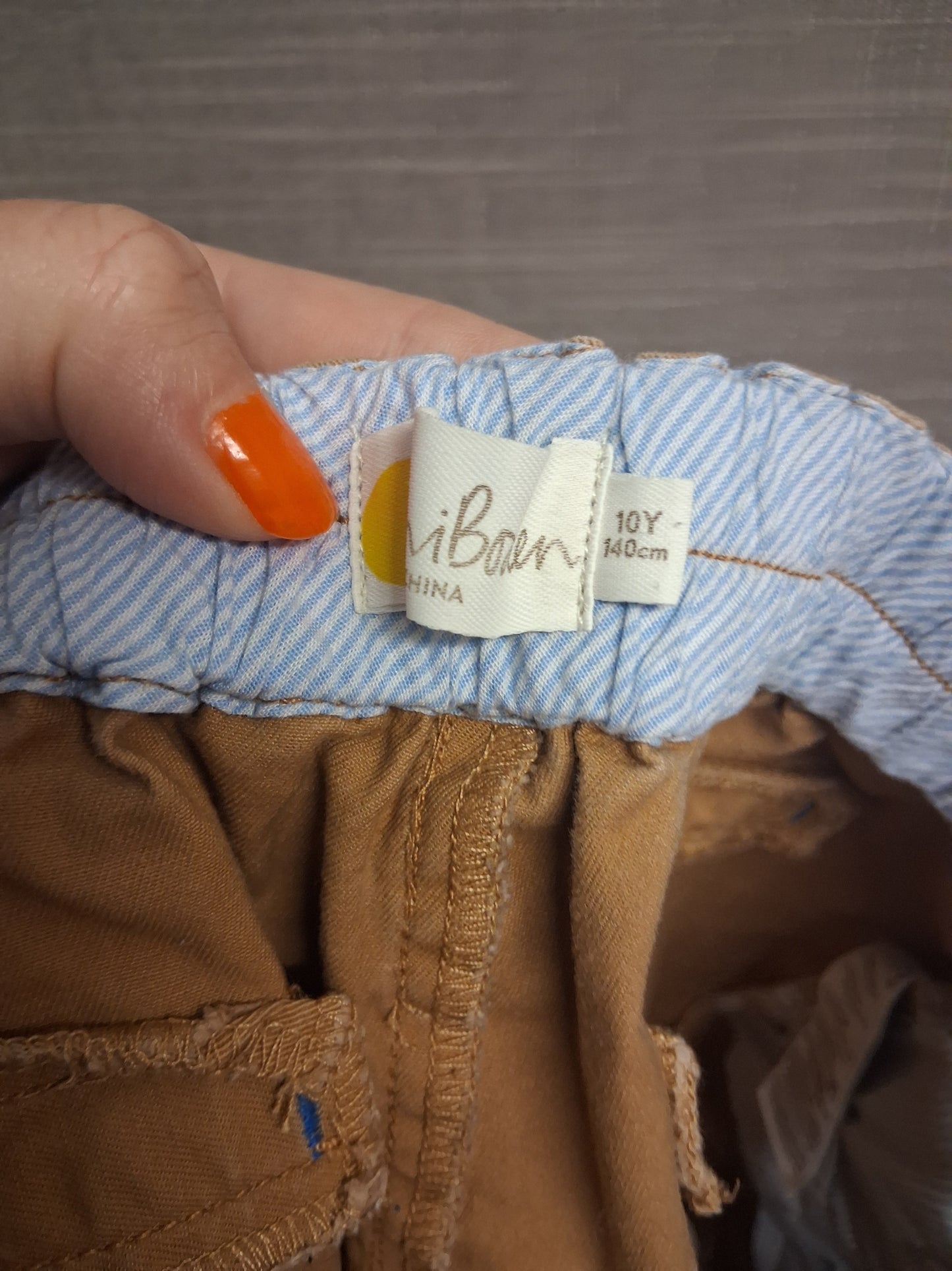 Mini Boden Shorts Girls Brown Cotton Age 10 Years