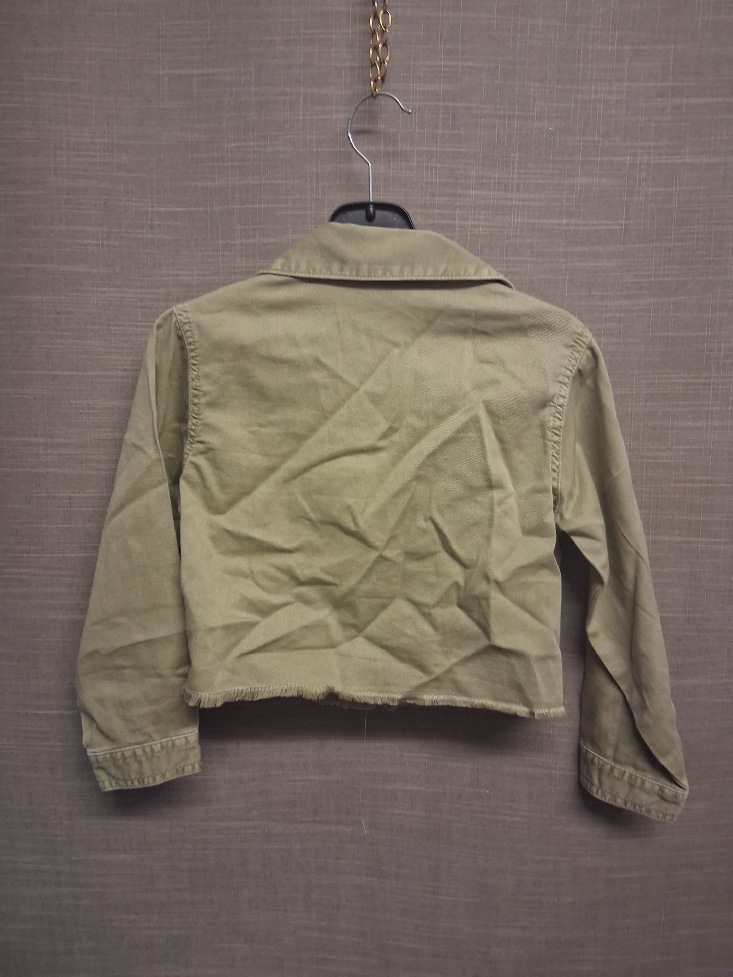 Next Girls Khaki Green Denim Jacket Lightweight Age 6 Years