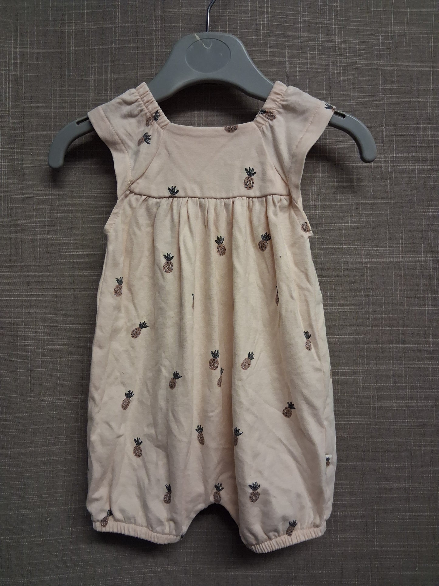 Next Girls Cream Floral One Piece Romper Age 0-3 Months