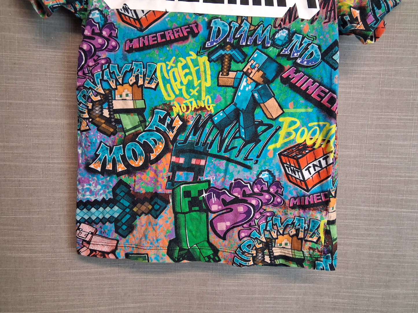 Next Minecraft Boys T-Shirt Multicolour Age 8-9 Years