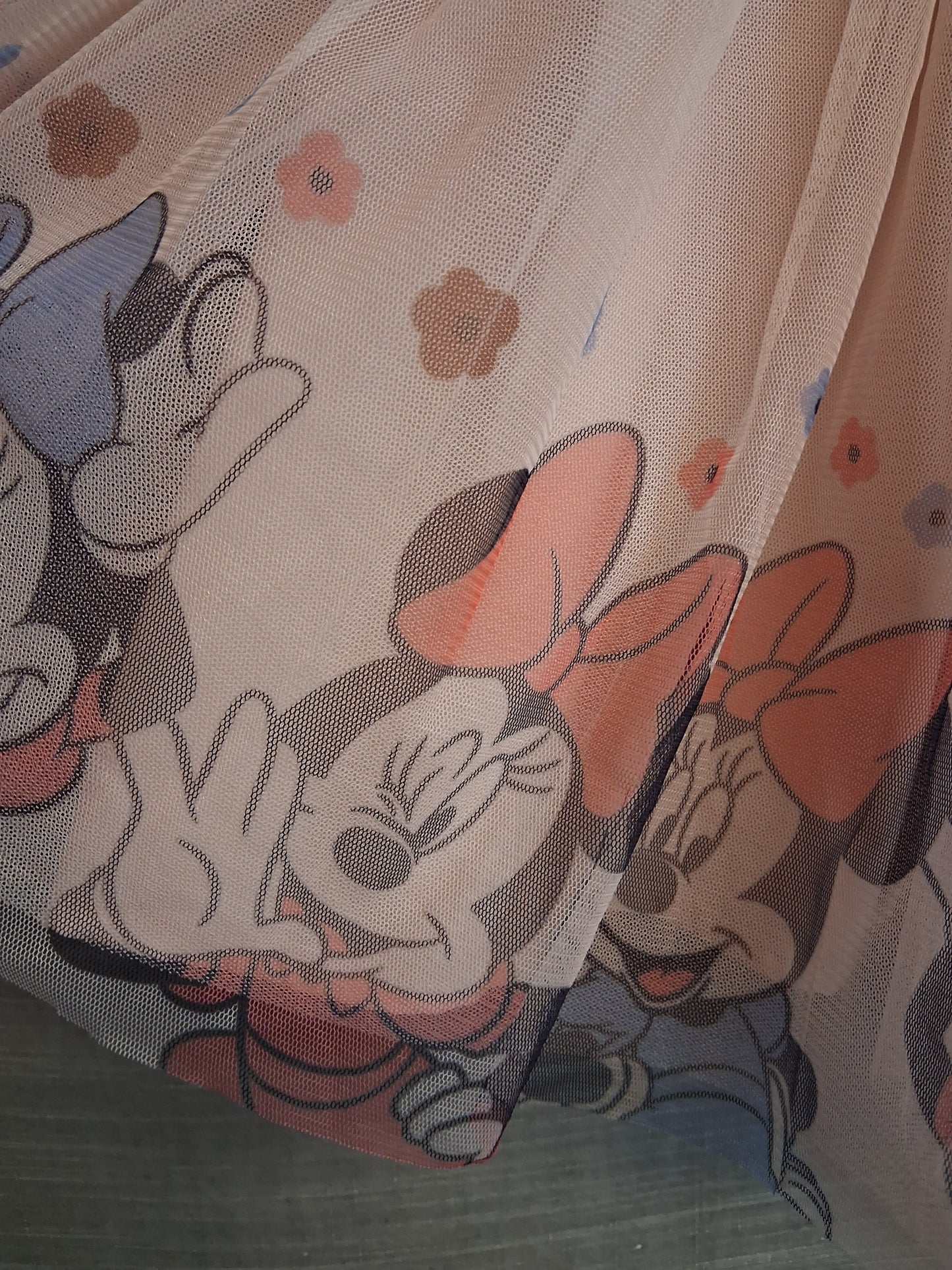 Disney Minnie Mouse TuTu Skirt Age 7-8 Years Pale Pink